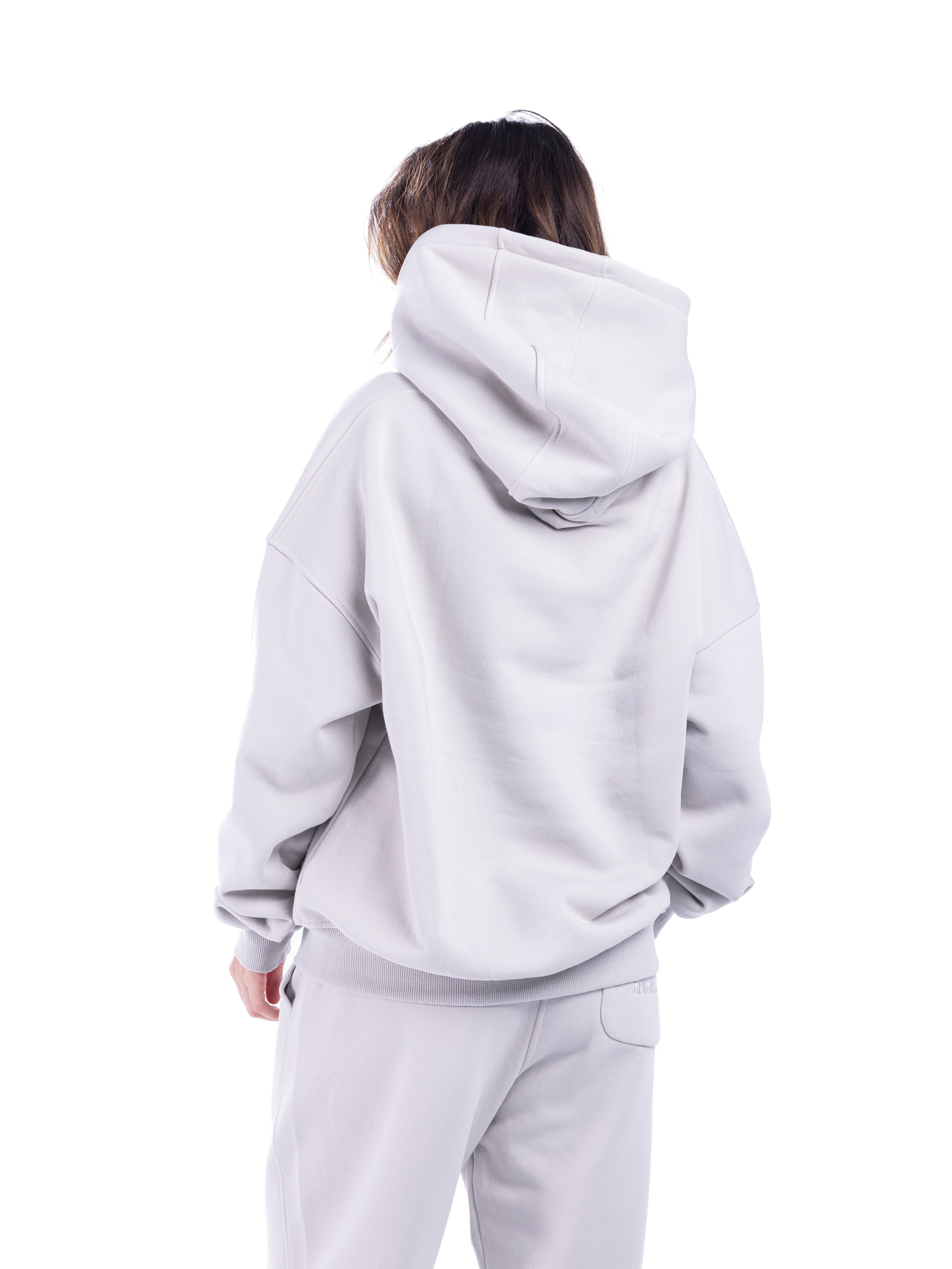 SILVER HOODIE SET